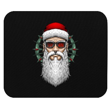 Discover hipster santa claus stay weird Mouse Pads