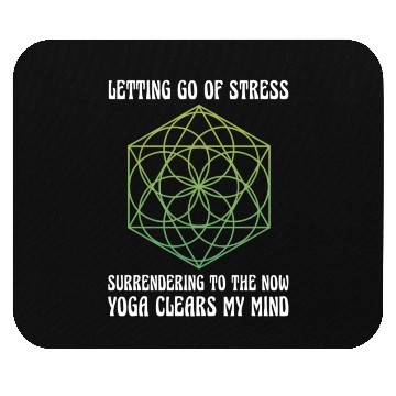 Discover Yoga Clears The Mind Mouse Pads