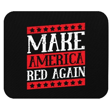 Discover Make America Red Again American Flag Voter Vote Mouse Pads