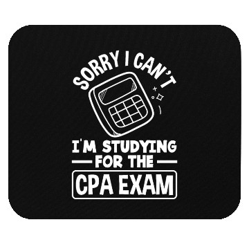 Discover CPA Exam Funny Accounting Student Gift Mouse Pads
