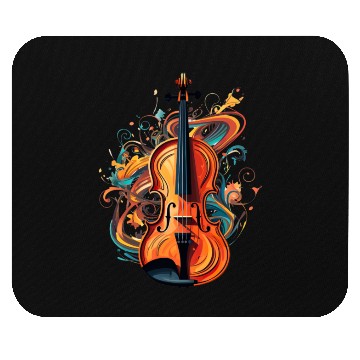 Discover Violinist Violin Music Art Violin Player Mouse Pads