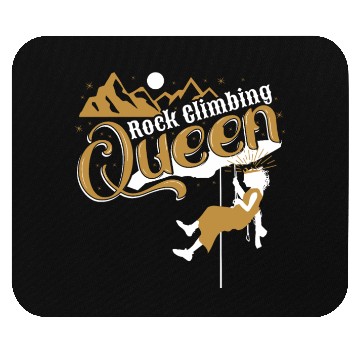 Discover Rock Climbing Queen Mouse Pads
