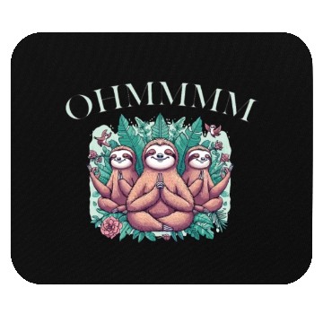 Discover Lazy Meditation Relaxation Sloth Chillers Mouse Pads