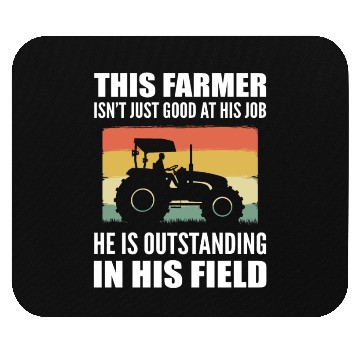 Discover Funny Farmer Rancher Mouse Pads