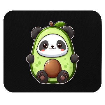 Discover Panda in avocado costume Mouse Pads