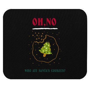 Discover Who Bite Christmas Tree Cookies Mouse Pads