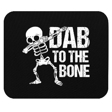 Discover Dab To The Bone Dancing Skeleton Halloween Mouse Pads