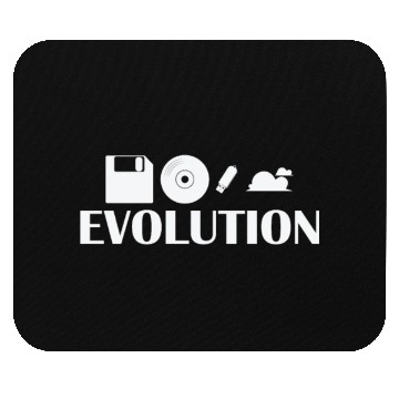 Discover Evolution Diskette CD USB Stick Cloud Mouse Pads