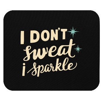 Discover Workout Motivation Gym I Sparkle Mouse Pads