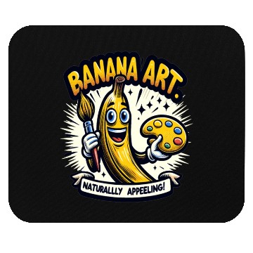 Discover Banana Art, Naturally Appealing Mouse Pads
