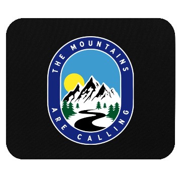 Discover Mountains Are Calling - Nature-Inspired Apparel Mouse Pads