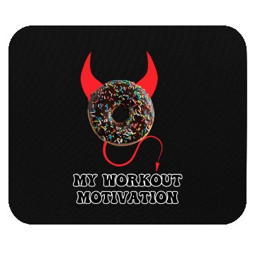 Discover My Workout Motivation Funny Gym Mouse Pads