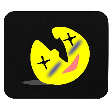Discover Mood Funny Silly Face Cartoon Smile Design Mouse Pads