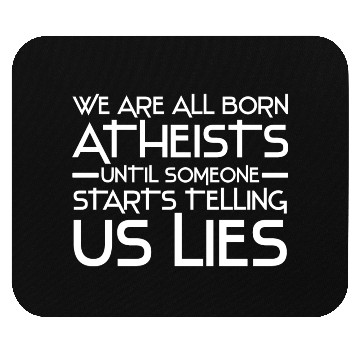 Discover atheism science Mouse Pads