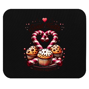 Discover Sweet Treats Vintage Christmas Muffins Baking Mouse Pads