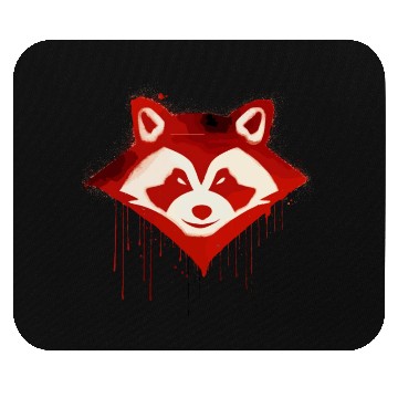 Discover Cool raccoon street art Mouse Pads