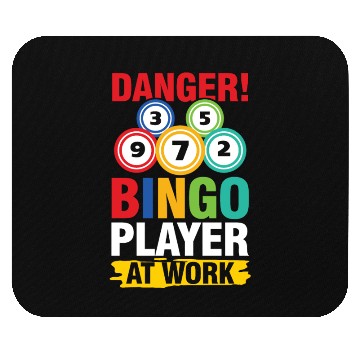 Discover Bingo Player At Work for a Bingo Player Mouse Pads