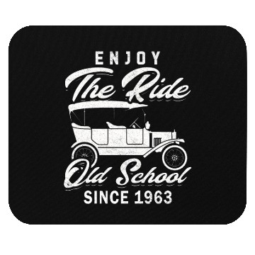 Discover Vintage car 1963 60th birthday present men Mouse Pads