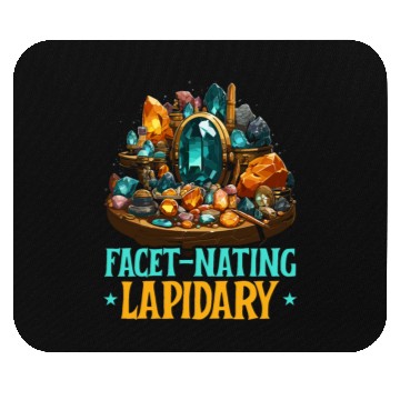 Discover Lapidary Artist Gemstone Stone Collecting Stone Mouse Pads