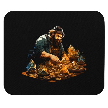Discover Lapidary Artist Gemstone Stone Collecting Stone Mouse Pads