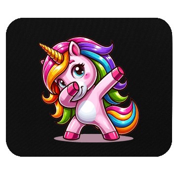 Discover Dabbing Unicorn Dab Move Dancing Rainbow Unicorn Mouse Pads