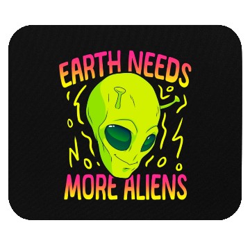 Discover Alien, Aliens, UFO, UAP, Space Unknown Flight Mouse Pads