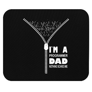 Discover I`m a Programmer Dad Nothing Scares Me Mouse Pads