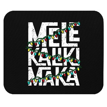 Discover Mele Kalikimaka Hawaiian Christmas Holidays Themed Mouse Pads