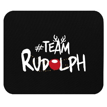 Discover Team Rudolph Funny Christmas Reindeer Lover Meme Mouse Pads