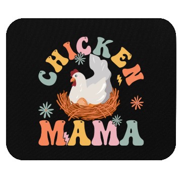 Discover Groovy Chicken Mom Female Farmer Mouse Pads