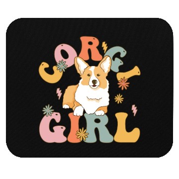 Discover Groovy Female Dog Lover Mouse Pads
