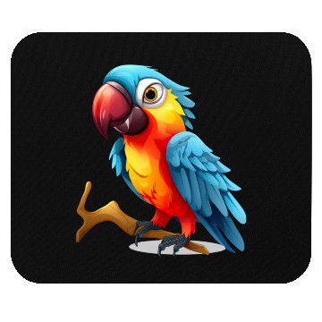 Discover Macaw Parrot for a Bird Lover Animal Lover Mouse Pads