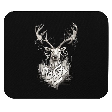 Discover Reindeer Serenity Mouse Pads