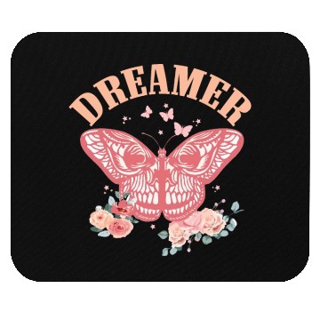 Discover Butterfly Magic in Winter Mouse Pads