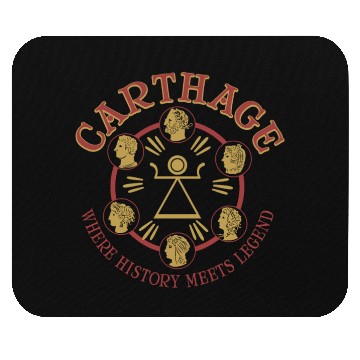 Discover Carthage where history meets legend Mouse Pads