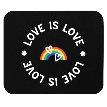 Discover Love Is Love Mouse Pads