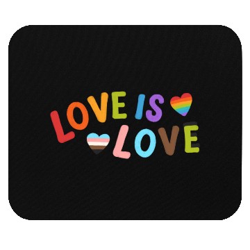 Discover Love Is Love Mouse Pads
