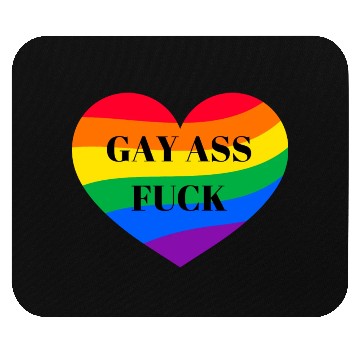 Discover Rainbow Heart Gay Mouse Pads