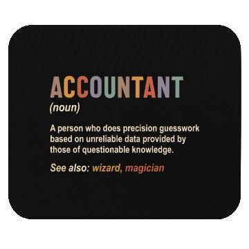 Discover Accountant Definition Accounting CPA Funny Mouse Pads
