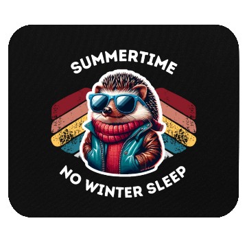 Discover Chill Hedgehog Summertime Mouse Pads