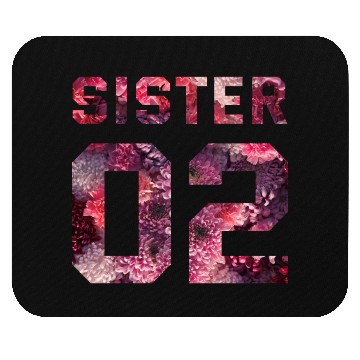 Discover COUPLE FLOWER SISTER 02 Mouse Pads