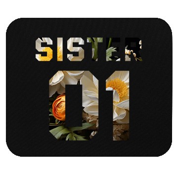 Discover COUPLE FLOWER SISTER 01 Mouse Pads