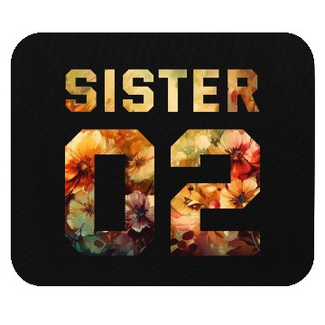 Discover COUPLE FLOWER SISTER 02 Mouse Pads