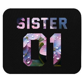 Discover COUPLE FLOWER SISTER 01 Mouse Pads