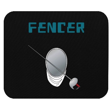 Discover Fencer fencing sport game Mouse Pads