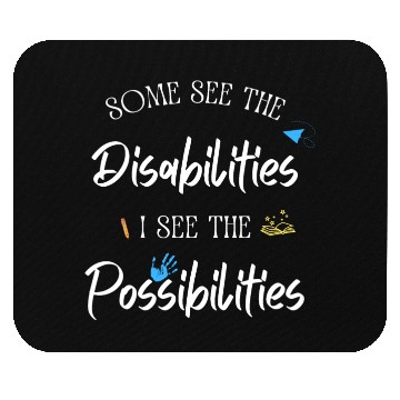Discover Some See The Disabilities Mouse Pads