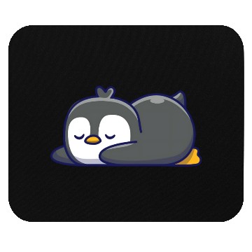 Discover Cute penguin sleeping Mouse Pads