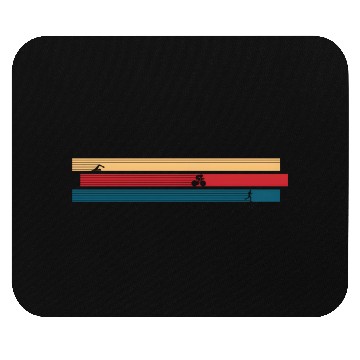 Discover Swim Bike Run Triathlon For Extreme Athletes Mouse Pads