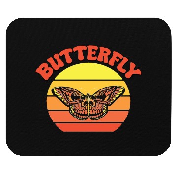 Discover Nature's Canvas - Beautiful Butterfly Wings Mouse Pads