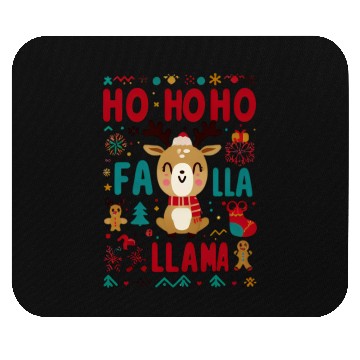Discover ho ho ho reindeer Mouse Pads